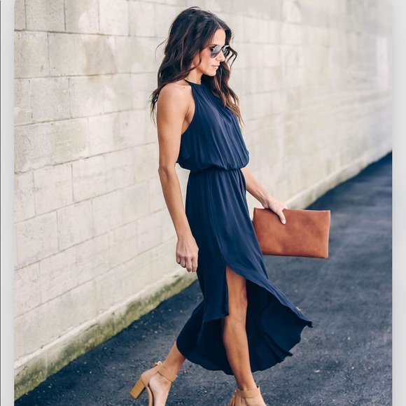 Halter Ruffle Jumpsuit - Picture 2 of 7